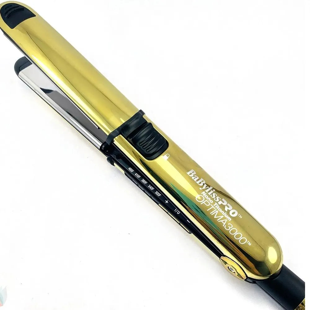 BaBylissPRO® Nano Titanium™ Optima 3000 de 1-1/4 Gold Edition